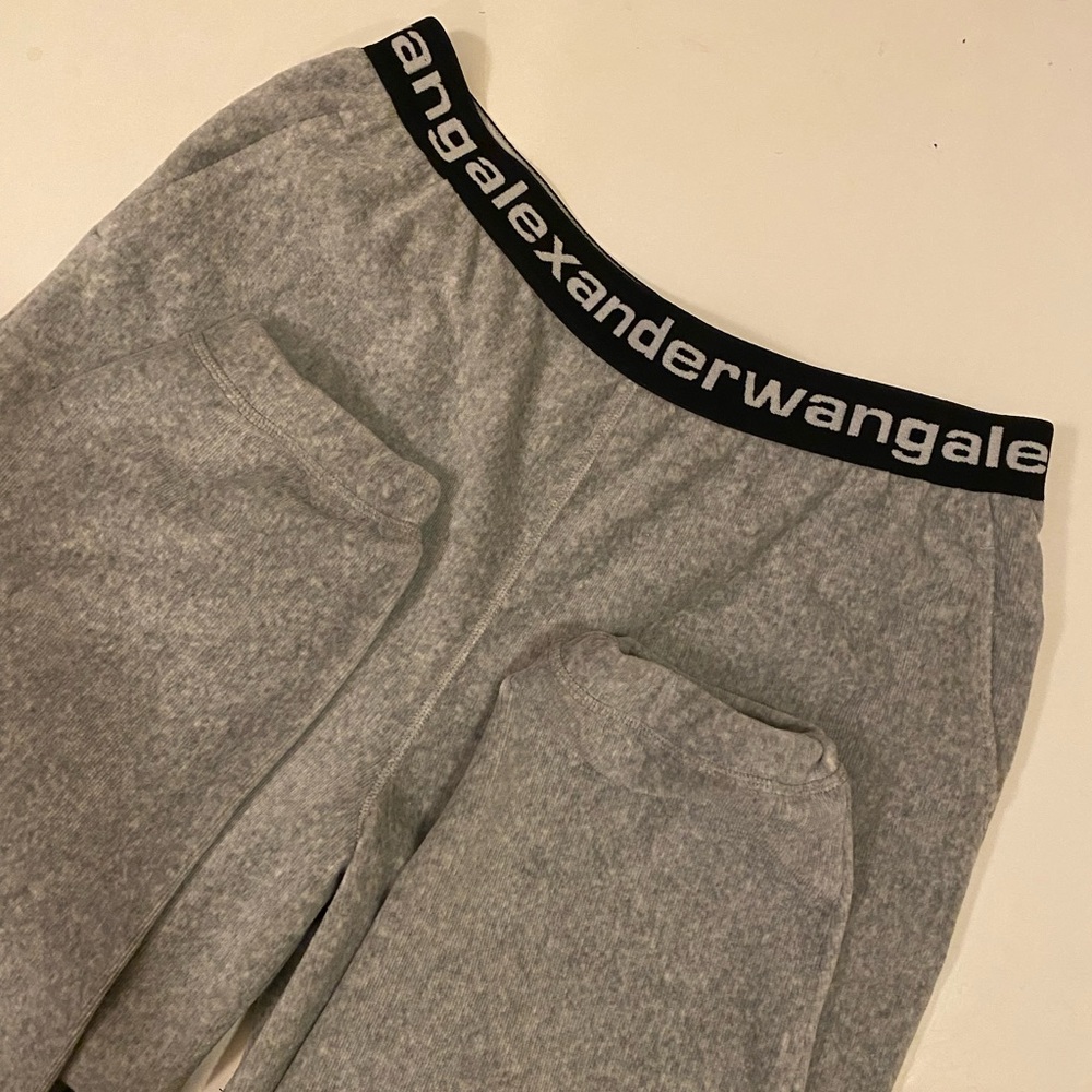 Women’s Brand New Alexander Wang Logo Waistband Sweatpants